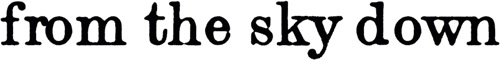 From The Sky Down logo